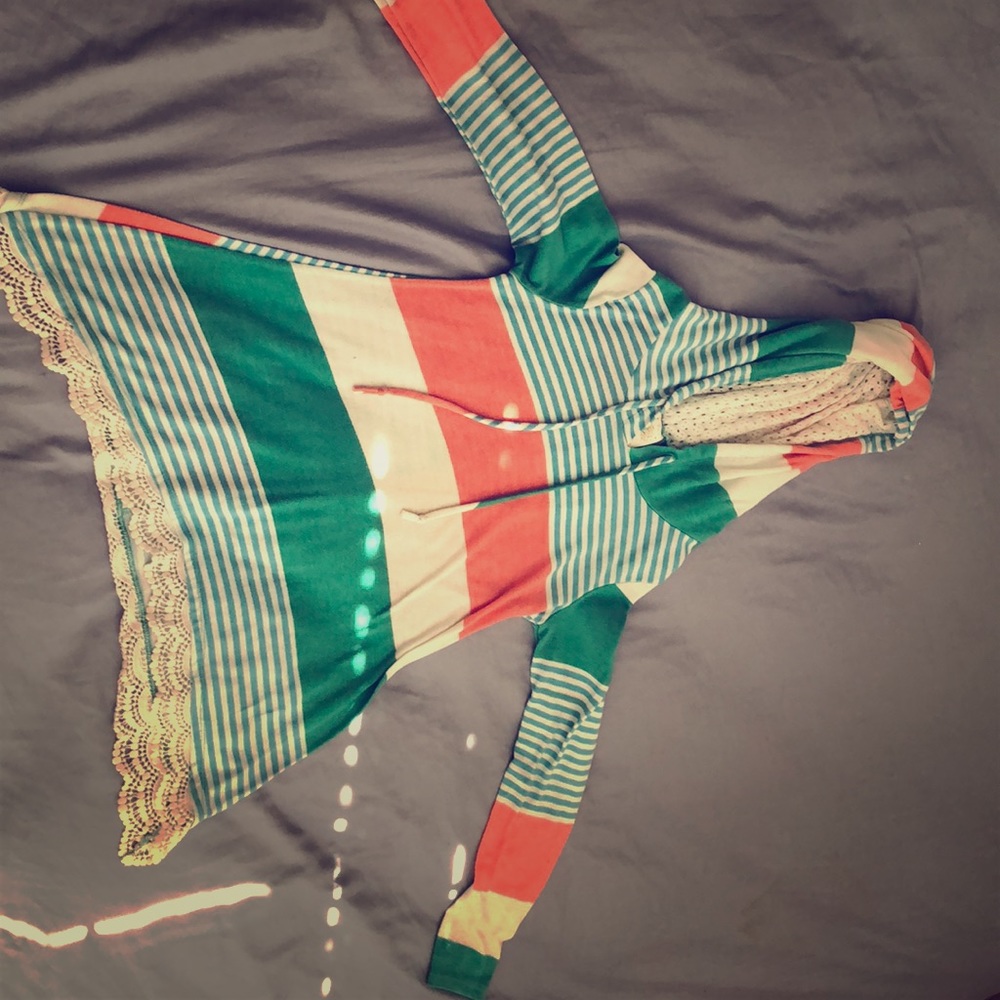 Colorful Hooded Sweater